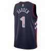 Dres Philadelphia 76ers James Harden Nike 2023-24 City Edition Navy Swingman